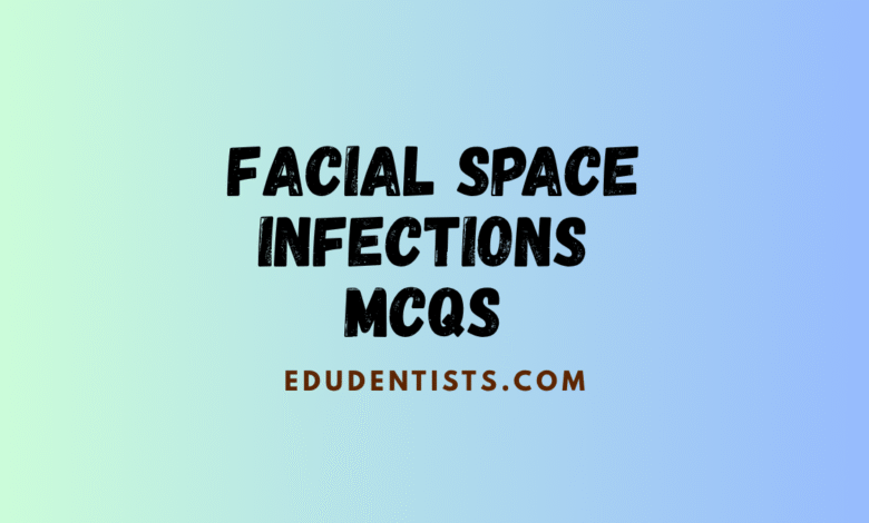 Facial Space Infections MCQs