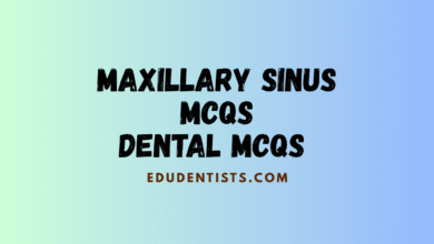 Maxillary Sinus MCQs Dental MCQs