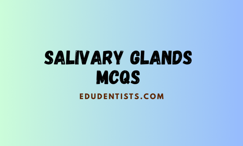 Salivary Glands MCQs