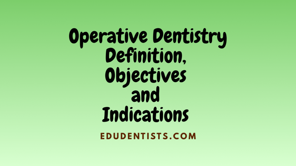 operative dentistry