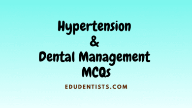 Hypertension & Dental Management MCQs